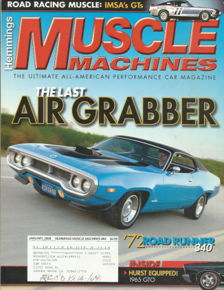 HEMMINGS MUSCLE MACHINES 2009 JAN - HANG 10, '57 T'BIRD Spcl, CORSA